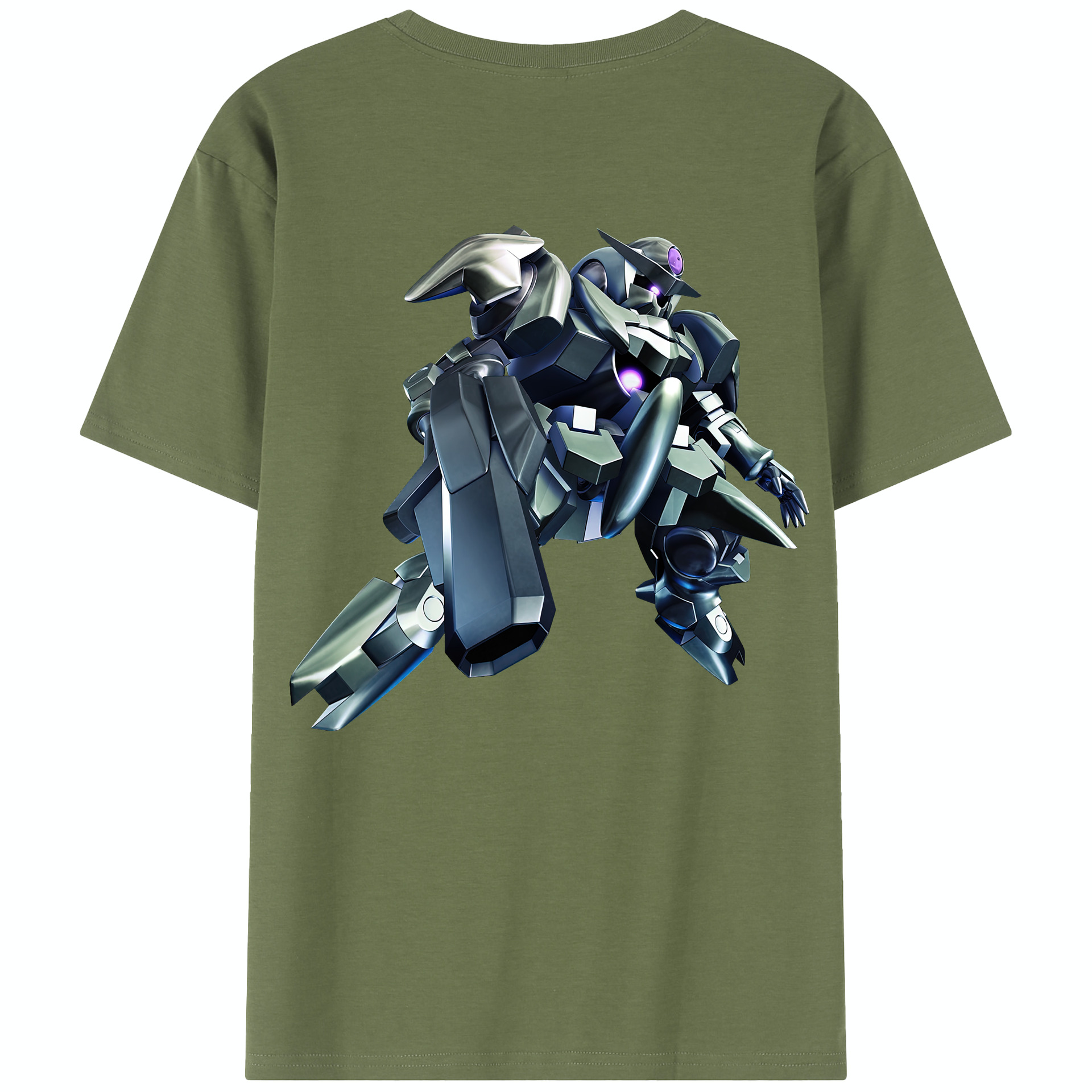（画像用） 機動戦士ガンダム Mobile Suit Gundam 綿100％半袖Tシャツ（背面プリント）